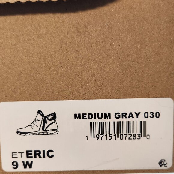 Earth Women's ERIC Casual Bootie Grey 9W Leather Suede Upper - Picture 7 of 7